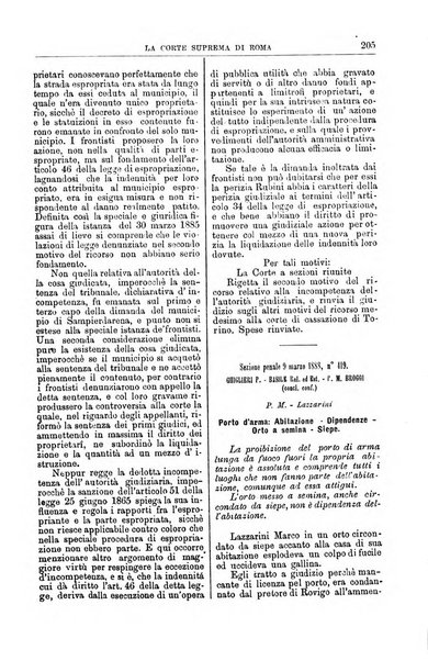 La Corte suprema di Roma raccolta periodica delle sentenze della Corte di cassazione di Roma