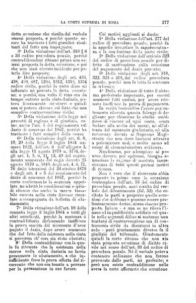 La Corte suprema di Roma raccolta periodica delle sentenze della Corte di cassazione di Roma