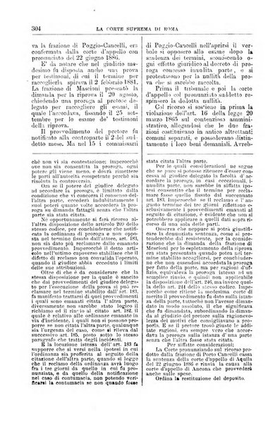 La Corte suprema di Roma raccolta periodica delle sentenze della Corte di cassazione di Roma