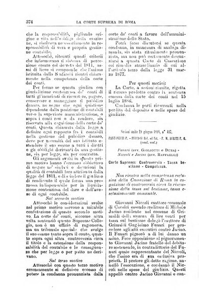 La Corte suprema di Roma raccolta periodica delle sentenze della Corte di cassazione di Roma