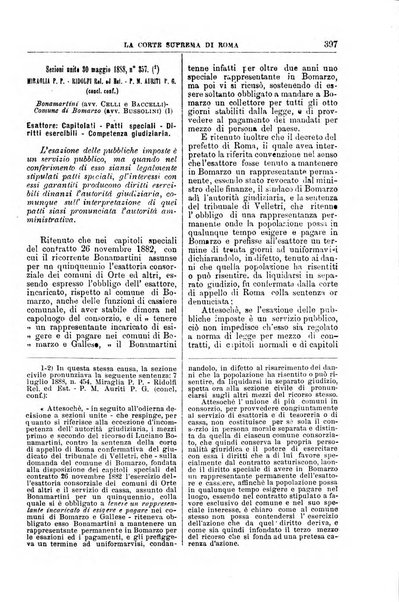 La Corte suprema di Roma raccolta periodica delle sentenze della Corte di cassazione di Roma