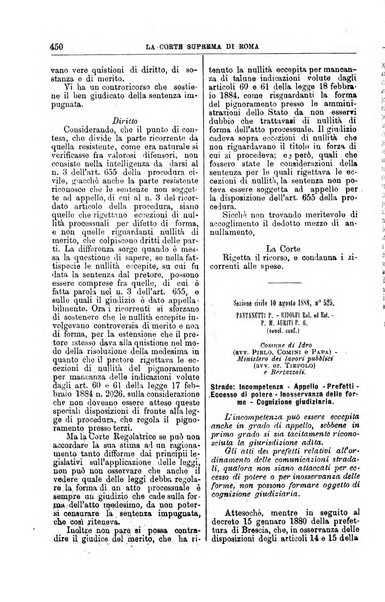 La Corte suprema di Roma raccolta periodica delle sentenze della Corte di cassazione di Roma