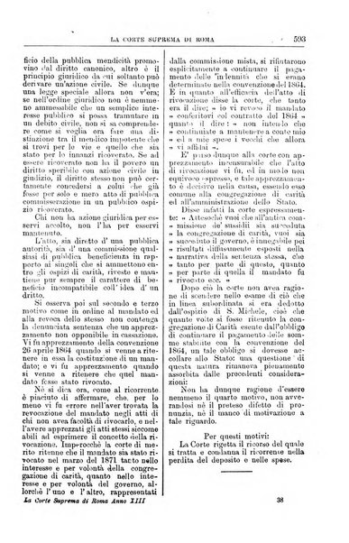 La Corte suprema di Roma raccolta periodica delle sentenze della Corte di cassazione di Roma