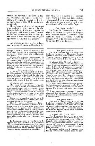 La Corte suprema di Roma raccolta periodica delle sentenze della Corte di cassazione di Roma