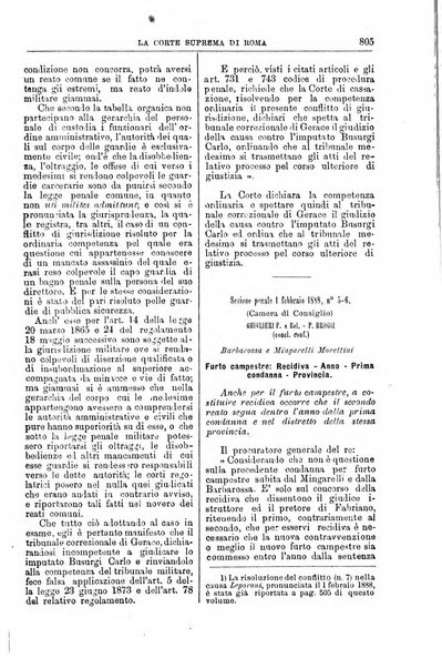 La Corte suprema di Roma raccolta periodica delle sentenze della Corte di cassazione di Roma