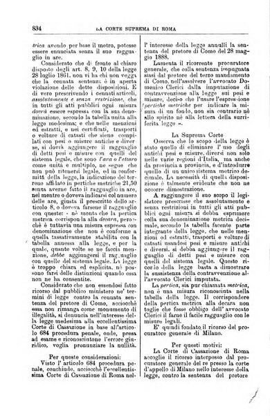 La Corte suprema di Roma raccolta periodica delle sentenze della Corte di cassazione di Roma