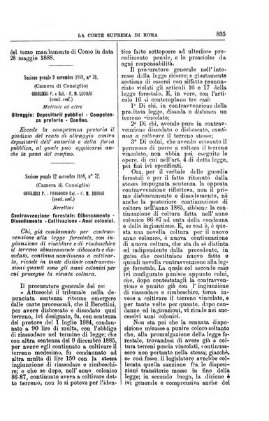 La Corte suprema di Roma raccolta periodica delle sentenze della Corte di cassazione di Roma