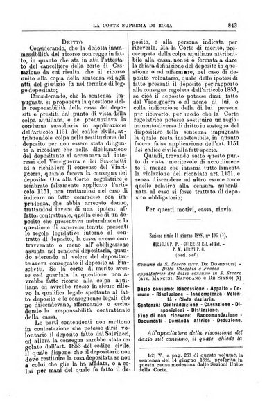 La Corte suprema di Roma raccolta periodica delle sentenze della Corte di cassazione di Roma