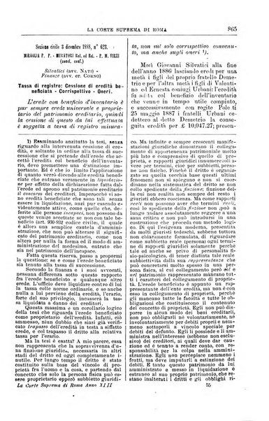 La Corte suprema di Roma raccolta periodica delle sentenze della Corte di cassazione di Roma