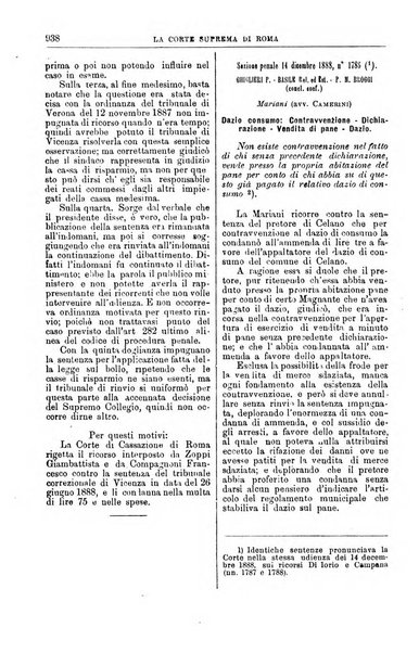 La Corte suprema di Roma raccolta periodica delle sentenze della Corte di cassazione di Roma