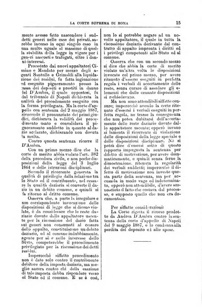 La Corte suprema di Roma raccolta periodica delle sentenze della Corte di cassazione di Roma