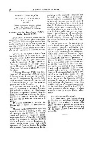 La Corte suprema di Roma raccolta periodica delle sentenze della Corte di cassazione di Roma