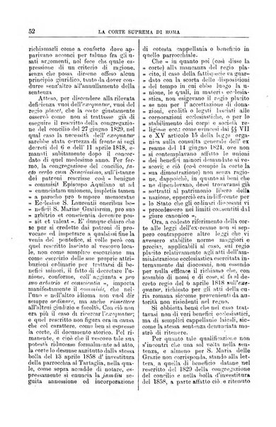 La Corte suprema di Roma raccolta periodica delle sentenze della Corte di cassazione di Roma