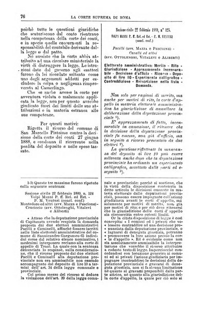 La Corte suprema di Roma raccolta periodica delle sentenze della Corte di cassazione di Roma