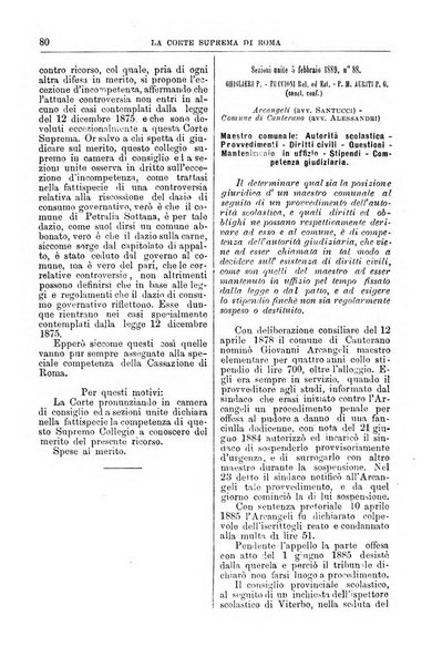 La Corte suprema di Roma raccolta periodica delle sentenze della Corte di cassazione di Roma