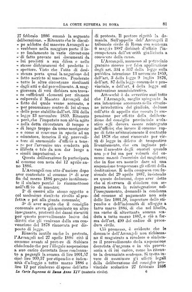 La Corte suprema di Roma raccolta periodica delle sentenze della Corte di cassazione di Roma