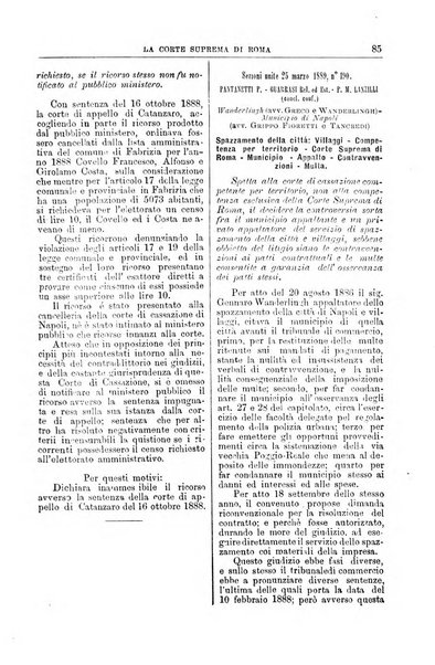 La Corte suprema di Roma raccolta periodica delle sentenze della Corte di cassazione di Roma