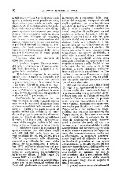 La Corte suprema di Roma raccolta periodica delle sentenze della Corte di cassazione di Roma