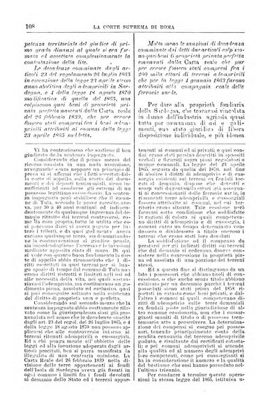 La Corte suprema di Roma raccolta periodica delle sentenze della Corte di cassazione di Roma