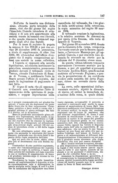 La Corte suprema di Roma raccolta periodica delle sentenze della Corte di cassazione di Roma