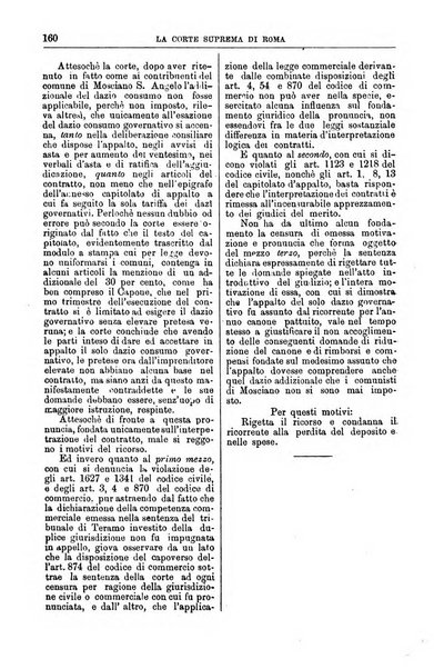 La Corte suprema di Roma raccolta periodica delle sentenze della Corte di cassazione di Roma