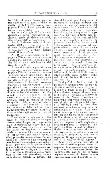 La Corte suprema di Roma raccolta periodica delle sentenze della Corte di cassazione di Roma