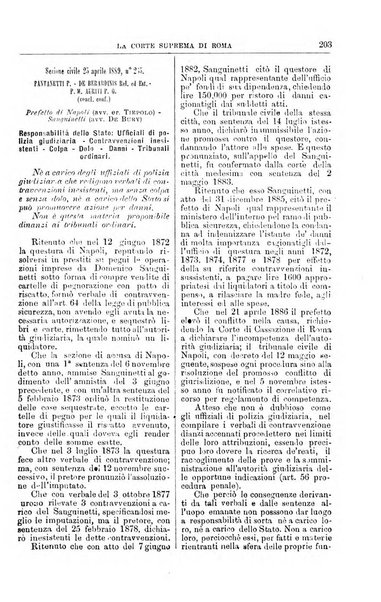 La Corte suprema di Roma raccolta periodica delle sentenze della Corte di cassazione di Roma