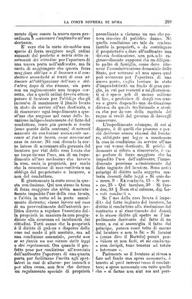 La Corte suprema di Roma raccolta periodica delle sentenze della Corte di cassazione di Roma