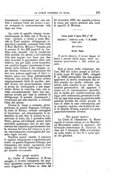 La Corte suprema di Roma raccolta periodica delle sentenze della Corte di cassazione di Roma