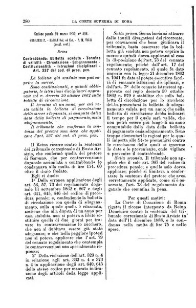 La Corte suprema di Roma raccolta periodica delle sentenze della Corte di cassazione di Roma