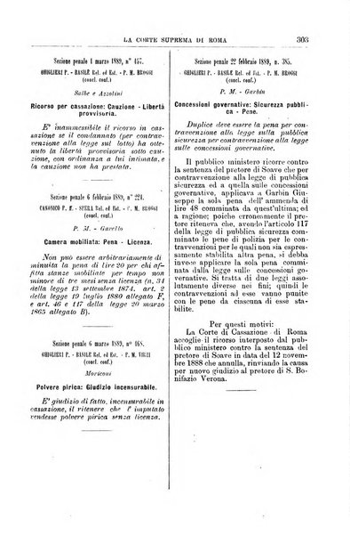 La Corte suprema di Roma raccolta periodica delle sentenze della Corte di cassazione di Roma