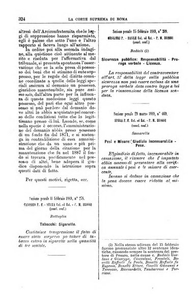 La Corte suprema di Roma raccolta periodica delle sentenze della Corte di cassazione di Roma