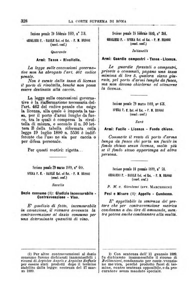 La Corte suprema di Roma raccolta periodica delle sentenze della Corte di cassazione di Roma