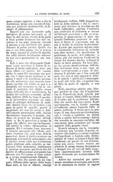La Corte suprema di Roma raccolta periodica delle sentenze della Corte di cassazione di Roma
