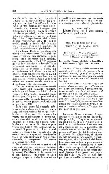 La Corte suprema di Roma raccolta periodica delle sentenze della Corte di cassazione di Roma