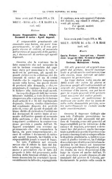 La Corte suprema di Roma raccolta periodica delle sentenze della Corte di cassazione di Roma