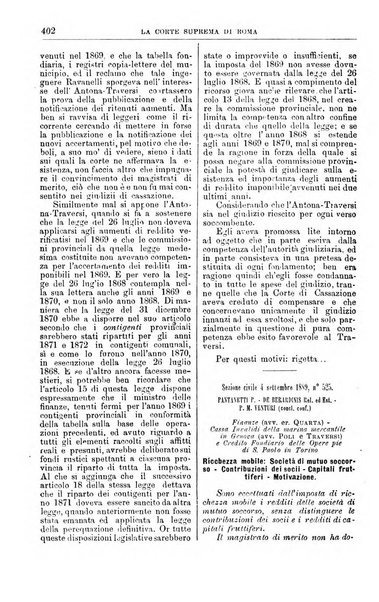 La Corte suprema di Roma raccolta periodica delle sentenze della Corte di cassazione di Roma