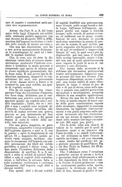 La Corte suprema di Roma raccolta periodica delle sentenze della Corte di cassazione di Roma