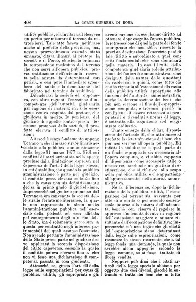 La Corte suprema di Roma raccolta periodica delle sentenze della Corte di cassazione di Roma