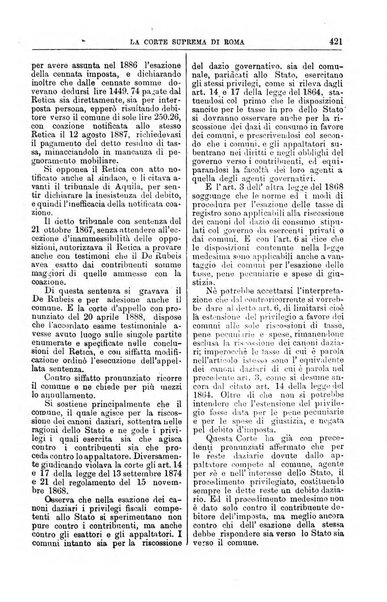 La Corte suprema di Roma raccolta periodica delle sentenze della Corte di cassazione di Roma