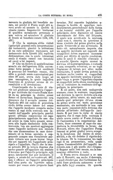 La Corte suprema di Roma raccolta periodica delle sentenze della Corte di cassazione di Roma