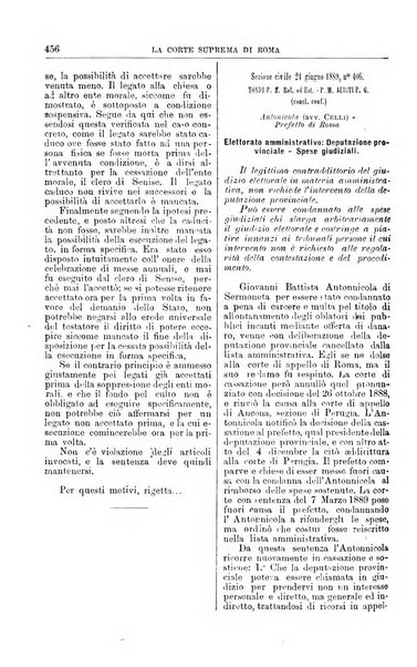 La Corte suprema di Roma raccolta periodica delle sentenze della Corte di cassazione di Roma