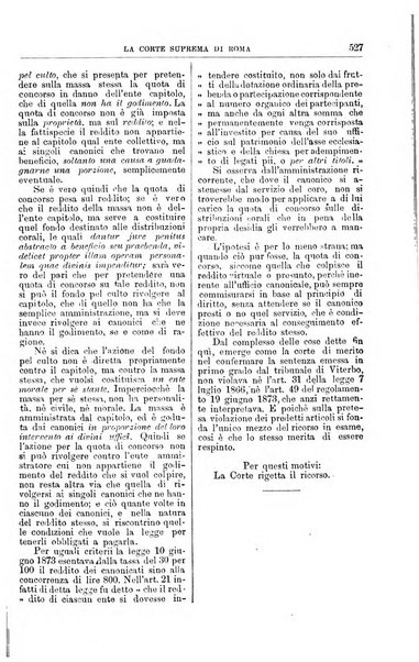 La Corte suprema di Roma raccolta periodica delle sentenze della Corte di cassazione di Roma