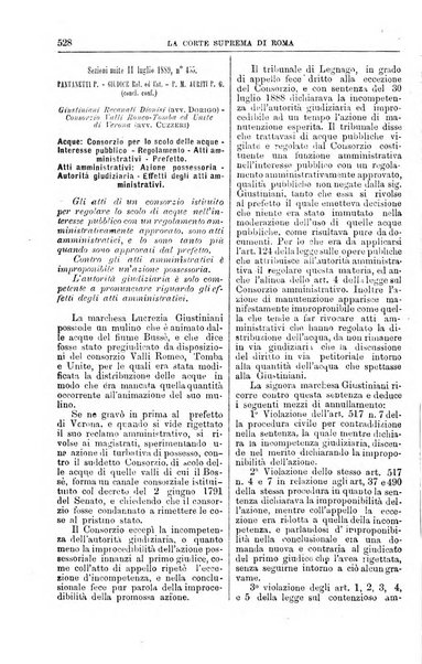 La Corte suprema di Roma raccolta periodica delle sentenze della Corte di cassazione di Roma