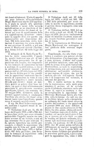 La Corte suprema di Roma raccolta periodica delle sentenze della Corte di cassazione di Roma