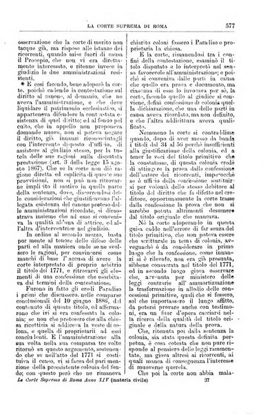 La Corte suprema di Roma raccolta periodica delle sentenze della Corte di cassazione di Roma