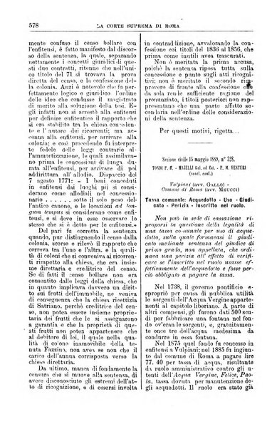 La Corte suprema di Roma raccolta periodica delle sentenze della Corte di cassazione di Roma