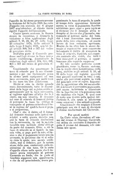 La Corte suprema di Roma raccolta periodica delle sentenze della Corte di cassazione di Roma