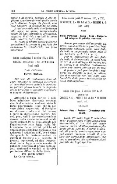 La Corte suprema di Roma raccolta periodica delle sentenze della Corte di cassazione di Roma