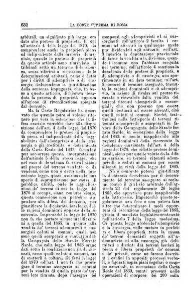 La Corte suprema di Roma raccolta periodica delle sentenze della Corte di cassazione di Roma